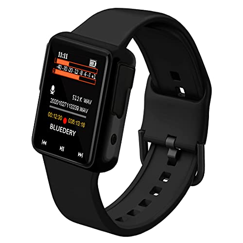 Voice Recorder Watch,16GB Audio Voice Bracelet Recording Device,Noise Cancellation Sound Recorder with Password,Alarm Clock,E-Book,Play Music with Internal Speaker or Earphones NO WiFi NO Bluetooth