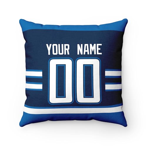 Image of ANTKING Winnipeg Throw Pillow Personalized Custom Any Name and Number for Men Women Boy Gifts