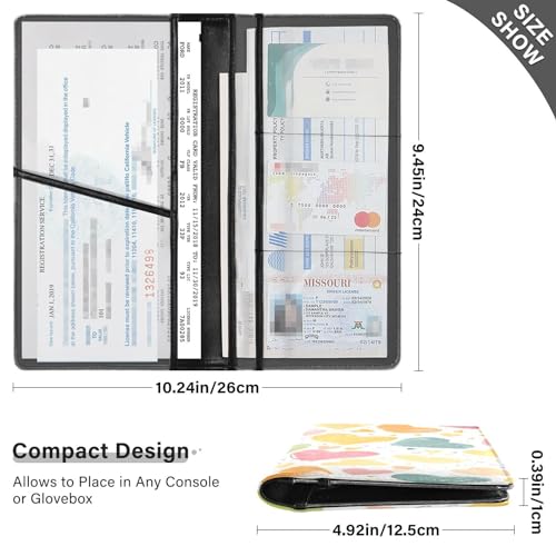 Organizador para auto de cuero PVC miniatura 3