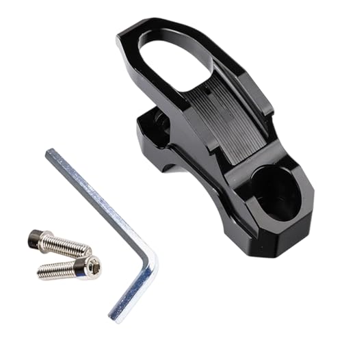 ハンドルバーに取り付けられたバッグホルダーヘルメットハンガーフックスクーター改造アクセサリー荷物クランプブラケットヘルメットアルミ合金オートバイアクセサリー