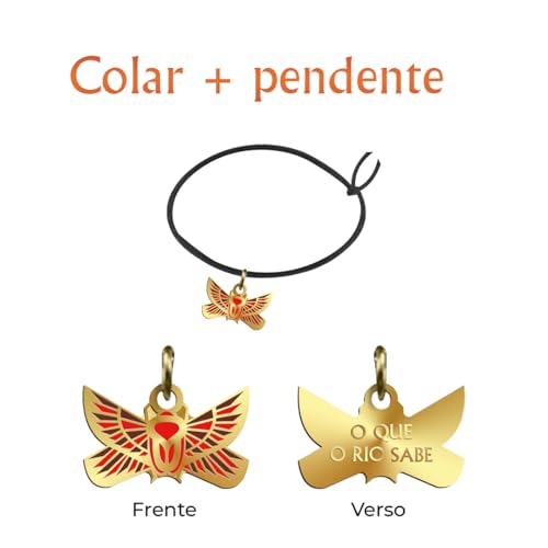 O que o rio sabe + colar e pendente