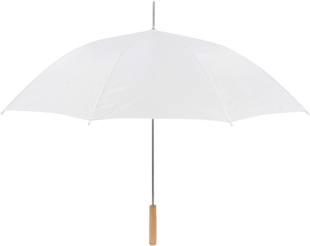 Wedding Umbrella - Manual Open - 10 Pack (White)