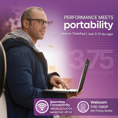 Image of Lenovo ThinkPad E16 Gen 2 Business Laptop Computer, 16 inch FHD+, AMD 8-Core Ryzen 7 7735HS (Beat i7-1355U), 16GB DDR5, 256GB PCIe SSD, WiFi 6, Backlit KB, Fingerprint Reader, Windows 11 Pro, Vent-Hear