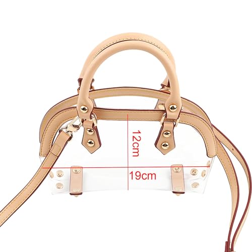 Crossbody Bag for Women, PVC Handbag with Top Handle for Commuting, Party and Travel3