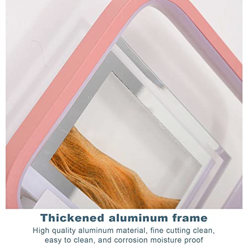 Zfhtao Moving Sand Art Picture Wall Lamp, 360° Rotating Hourglass Lights, 3D Dynamic Moving Wall Art Deep Sea Sandscape Square Glass Crafts Room Decoration #TOP5