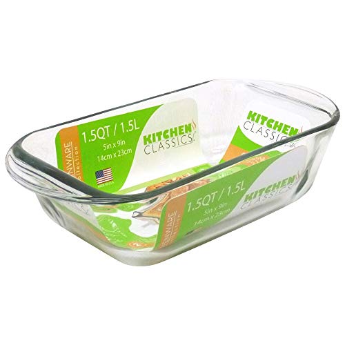 Loaf Baking Dish, Tempered Glass, 1.5-Qt.