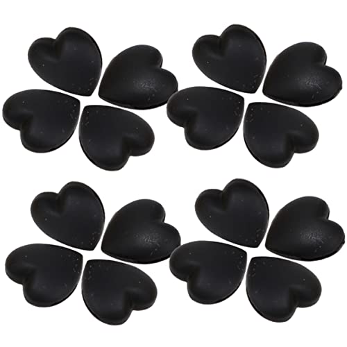 FRCOLOR 20 Pairs Glasses Anti-Slip Cover Adjustable Eyeglasses Glasses Strap Replaceable Stoppers Glasses Stoppers Eyewear Retainer Drinking Glasses Ear Hooks Black