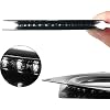 2 Pack 3 Lazy Susan Turntable 200-lb Steel Ball Bearing Rotating Tray Strong Sturdy Table Cabinet Low Profile for 360 Chair and Door, Kitchen, Craft Project, Makeup Holder, Monitor(Black)