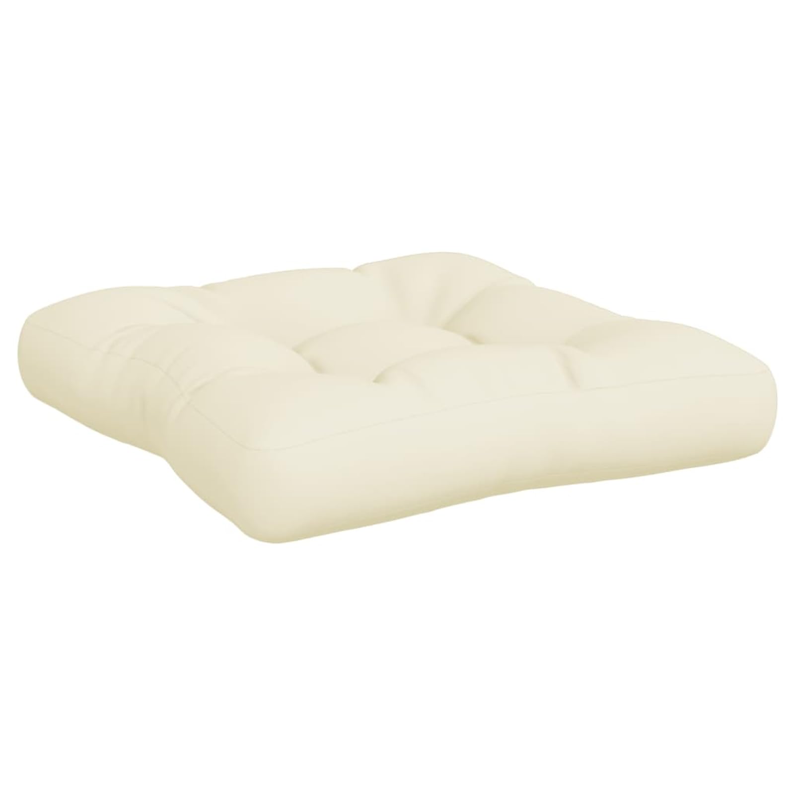 Palettenkissen Set, 2-teilig Sitzkissen & Rückenkissen, Polyester, Creme, 60x61,5x10 cm & 60x38x13 cm, wasserabweisend, für Gartenmöbel und Innenbereich 360836