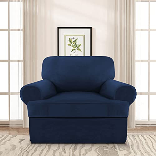 Housse de canapé coussin en T pour rénover un fauteuil 1 place - 3