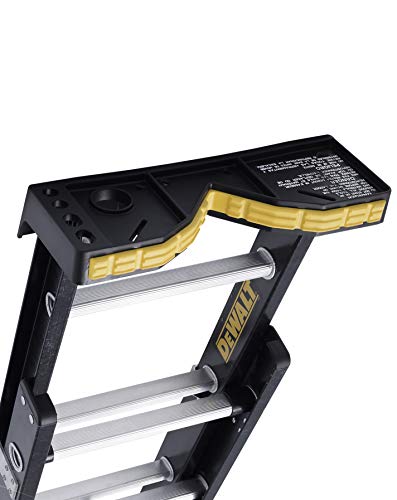 DeWalt DXL3020-20PT 20-Foot Fiberglass Extension ladder Type IA with 300-Pound Duty Rating,Yellow