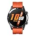 HUAWEI Watch GT 2 2019 Bluetooth SmartWatch, Longer Lasting 2 Weeks Battery Life, Waterproof, Compatible with iPhone and Android, 46mm No Warranty International Version (Sunset Orange)