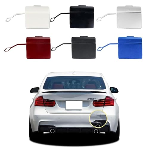 Goholy Car Rear Bumper Tow Hook Cover Compatible with BMW 3 Series F30 M-Sport 2013 2014 2015 2016 2017 2018 320i 325d 328i Trailer Cover Cap 51128056615 Small Lid Towing Eye Cap