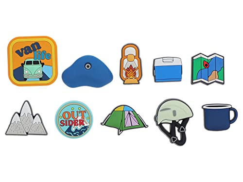 Crocs Jibbitz Sports & Interests Outsider 10-Pack One Size