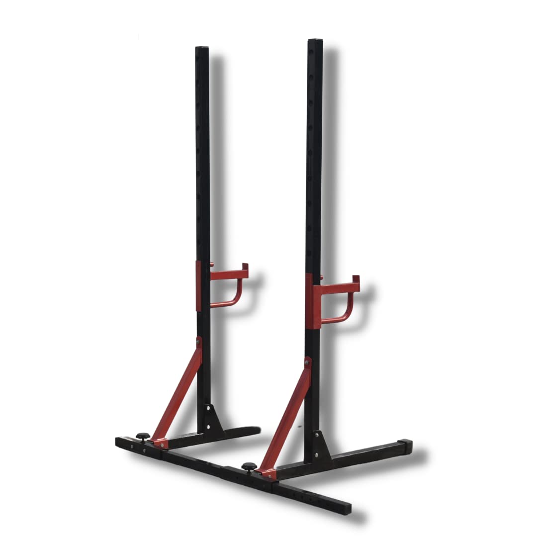 Hashtag Fitness Bench Press Rack Squat Rack Stand Adjustable Barbell Rack Stand Multi-Function Weight Lifting Rack Gym equipments for Home Squat equipments for Home-image-1