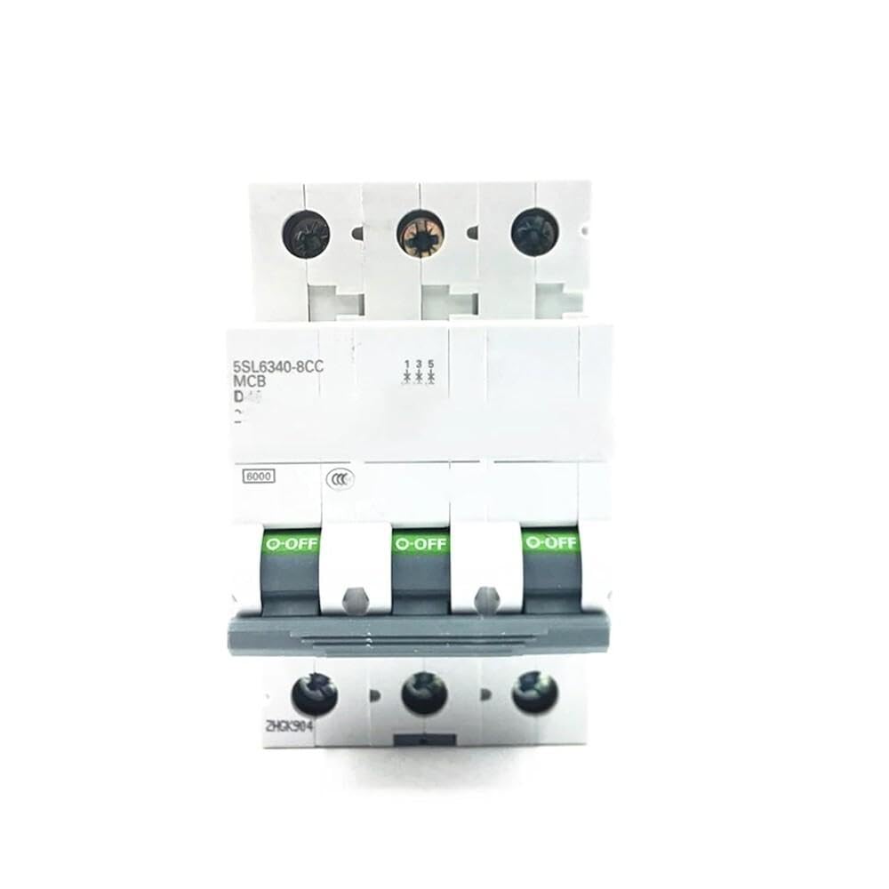 Mini Disyuntor De Instalación De Riel Guía 5SL6325-8CC 3P 25A 400V Proteger equipos eléctricos.