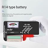 BT-168 AA/AAA/C/D/9V/1.5V Universal Button Cell Battery Colour Coded Meter Indicate Volt Tester Checker BT168,Universal Battery Tester Volt Checker with Accurate digital Screen,Battery Tester Checker - Image 5