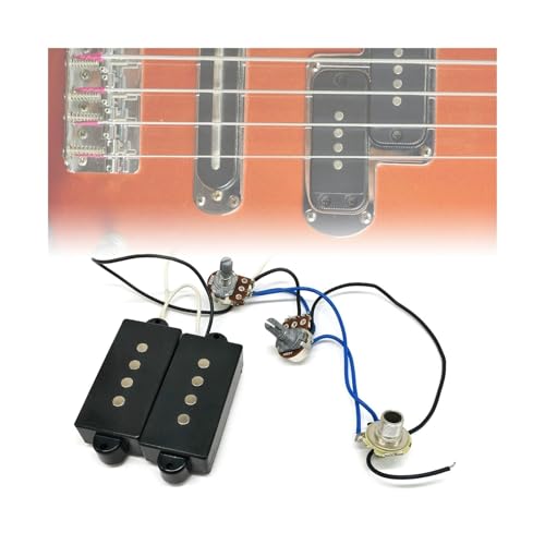 Faisceau de câblage pour basse 4 cordes avec micro de rechange P Bass humbucker