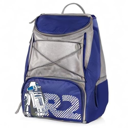 ONIVA - a Picnic Time brand - Star Wars R2-D2 PTX Backpack Cooler, Soft Cooler Backpack, Insulated Lunch Bag, (Navy Blue with Gray Accents) , 11 x 7 x 13.5