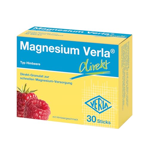Magnesium Verla direkt Granulat Himbeere, 30 St
