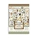 Stamperia - Washi Pad for Scrapbooks, Albums, Cards, Bullet Journals and More, Translucent and Easy to Cut, Acid Free, Perfect for Hobbies, Crafts, and Gifting (Golden Harmony) (A5) (8 Sheets)