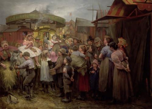 Cuadro clásico El Carnaval del Pueblo 60x90cm, una obra maestra para tu decoración
