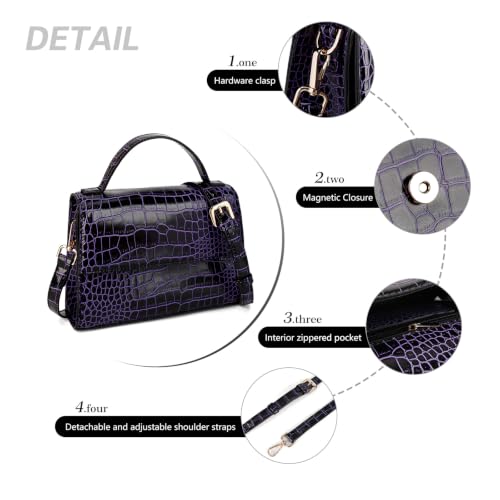Image of Gladdon Small Crossbody Purse for Womens Trendy Ladies Top Handle Shoulder Bags(S: 5.12''x 7.87''x 2.56'')