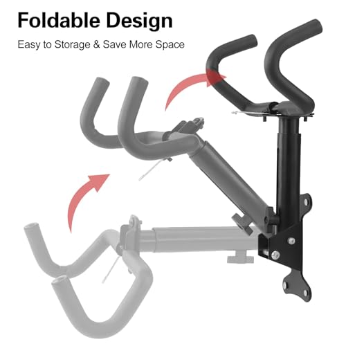 Image of HASTHIP Bicycle Wall Mount Stand, Heavy Duty BikeHanger for Home & Garage, Foldable Retractable Wall Mounted Rack Cycle Hanger Mount Rack for Indoor & Outdoor Storage Hanging Stand MTB Cycle