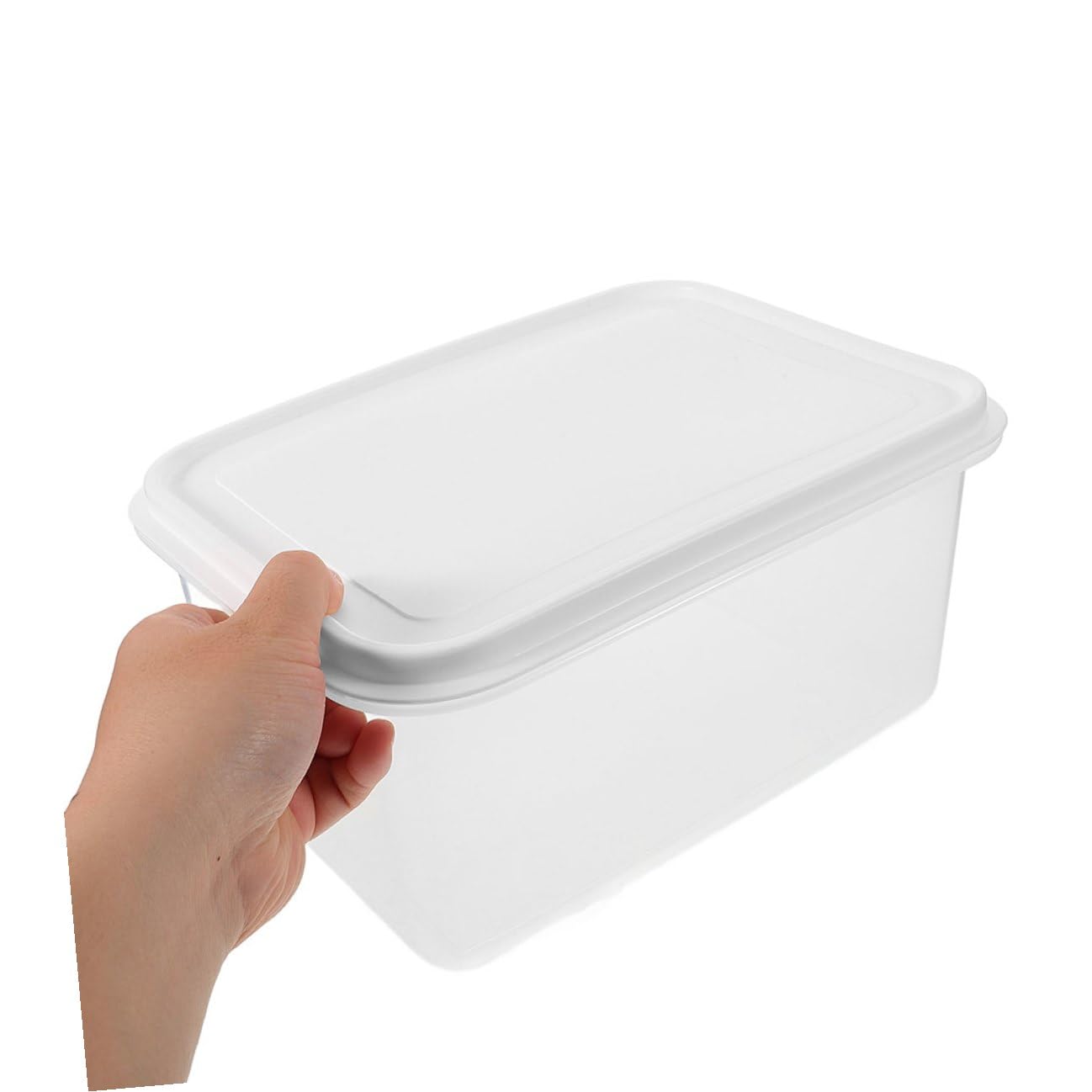 Contenitore per Lievitazione Pizza in Plastica 12l con Coperchio, Materiale Sicuro e Salvaspazio, per Conservazione e Fermentazione Impasto in Cucina