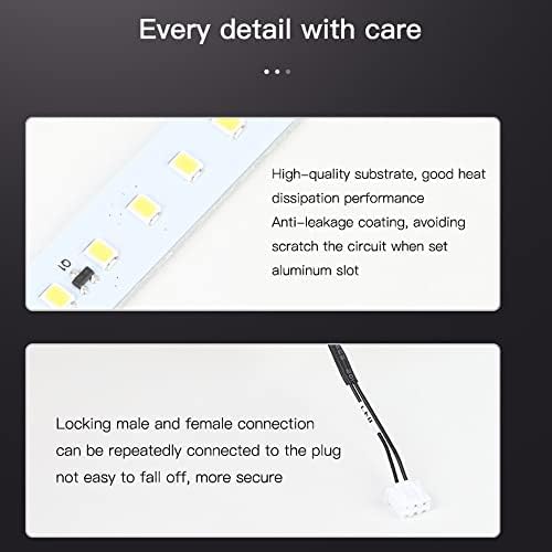 Creality Official 3D Printer LED Light Bar Kit Upgrade Led Chip, 24V Rated Voltage For Ender 3 S1 / Ender 3 S1 Pro 3D Printer