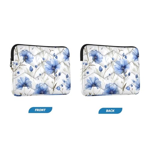 Funda para Laptop 13-14 Pulgadas Azul Wildflowers miniatura 2