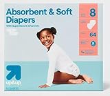 Disposable Diapers - (Size N - 162ct) up&up (Size-8, 64.0, Count)