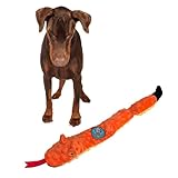 SPOT Skinneeez Extreme Triple Squeak Snake - Durable, Stuffing-Free Dog Toy with Rip-Stop Mesh & 3 Jumbo Squeakers, Built for Aggressive Chewers - Perfect for Medium to Large Dogs & Puppies, 25 inch