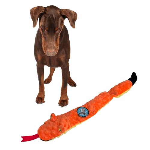 Ethical Pets jouet chien Skinneeez 25", serpent orange, sans rembourrage