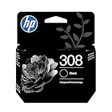 HP 308 Schwarz Original Druckerpatrone DeskJet 2900, 4300 Envy 6100e, 6500