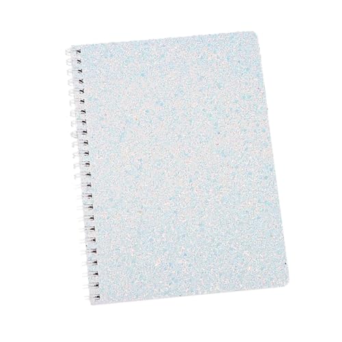 Vdaxvme Cuaderno de 5 espirales, cuaderno de notas brillante, cuadernos de papelería, cuaderno de viaje, colorido