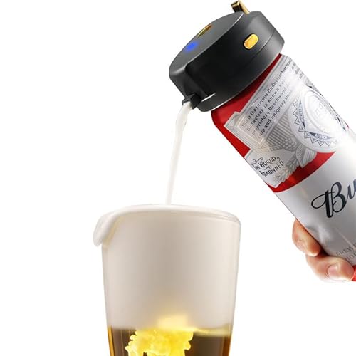 Can Beer Foam Maker - Awesome Compact Gift for Beer Lover, Thanksgiving & Christmas. Turn Basic Bottled Beer into a Delicious and Perfect Tasty Beer with Ultra Fine Foam