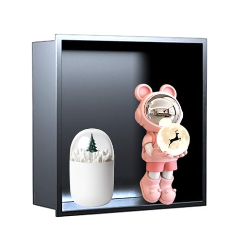 Niche de douche haut de gamme en acier inoxydable encastrée 12,5"