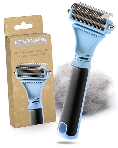 Pretty Paw ® Katzen Bürste für schonende & präzise Haarentfernung I Geeignet als Katzenbürste Langhaar & Katzenbürste Kurzhaar gegen...