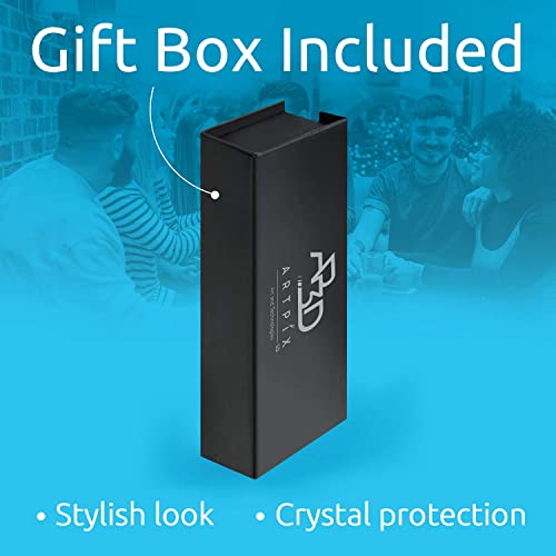 Artpix 3D Personalized Keychains With Led Light, Personalized Mothers Day Gifts With Your Own Photo For Mom, Her, Him, Dad, 3D Laser Etched Picture, Engraved Crystal, Customized Memorial Anniversary Couples Gifts #TOP6