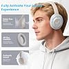 Almohadillas de repuesto XM4 para audífonos Sony WH-1000XM4 | Cushions WH1000XM4 con cuero proteico suave, espuma viscoelástica de aislamiento de ruido, grosor añadido, diseño compatible con sensores 6