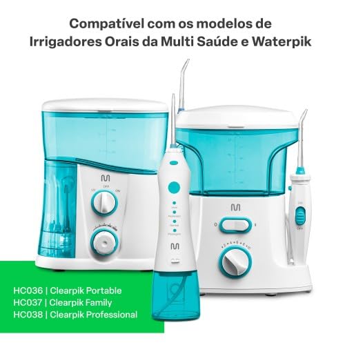 Bico Multilaser para Irrigador Oral Clearpick - HC061, Multilaser, HC061, Azul e Branco