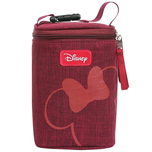 Porta Mamadeiras 4un BabyGO Minnie Baby - Vinho 00882