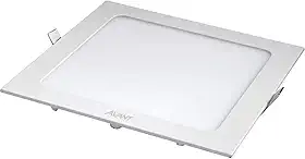 Painel Plafon LED 24W de Embutir Quadrado 30cm, Bivolt, 3000k Branco Quente (Amarelo), Avant