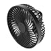 Shanrya Ventilatore Portatile, Ventilatore da Tenda a Basso Rumore da 4 W a Parete 4 velocità Luce di velocità del Vento 1800~3800 RPM per Campeggio Camera da Letto Ufficio