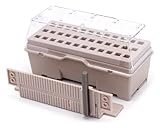 Tonosho Make your letters align more neatly, Metal Stamping Kit Storage box 36 holes with Alignment tools