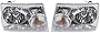 Evan-Fischer Headlight Set Compatible with 2001-2011 Ford Ranger Left Driver and Right Passenger Side Halogen With bulb(s)