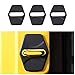 CheroCar for TJ Door Lock Cover Buckle Decor Trim for 1997-2006 Jeep Wrangler TJ, ABS Exterior Accessories, 3PAC