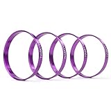 HASKYY Zentrierringe Aluminium 74,1 x 72,6 mm 4er Set Alufelgen Zentrierungsringe Eloxierter Aluminiumring