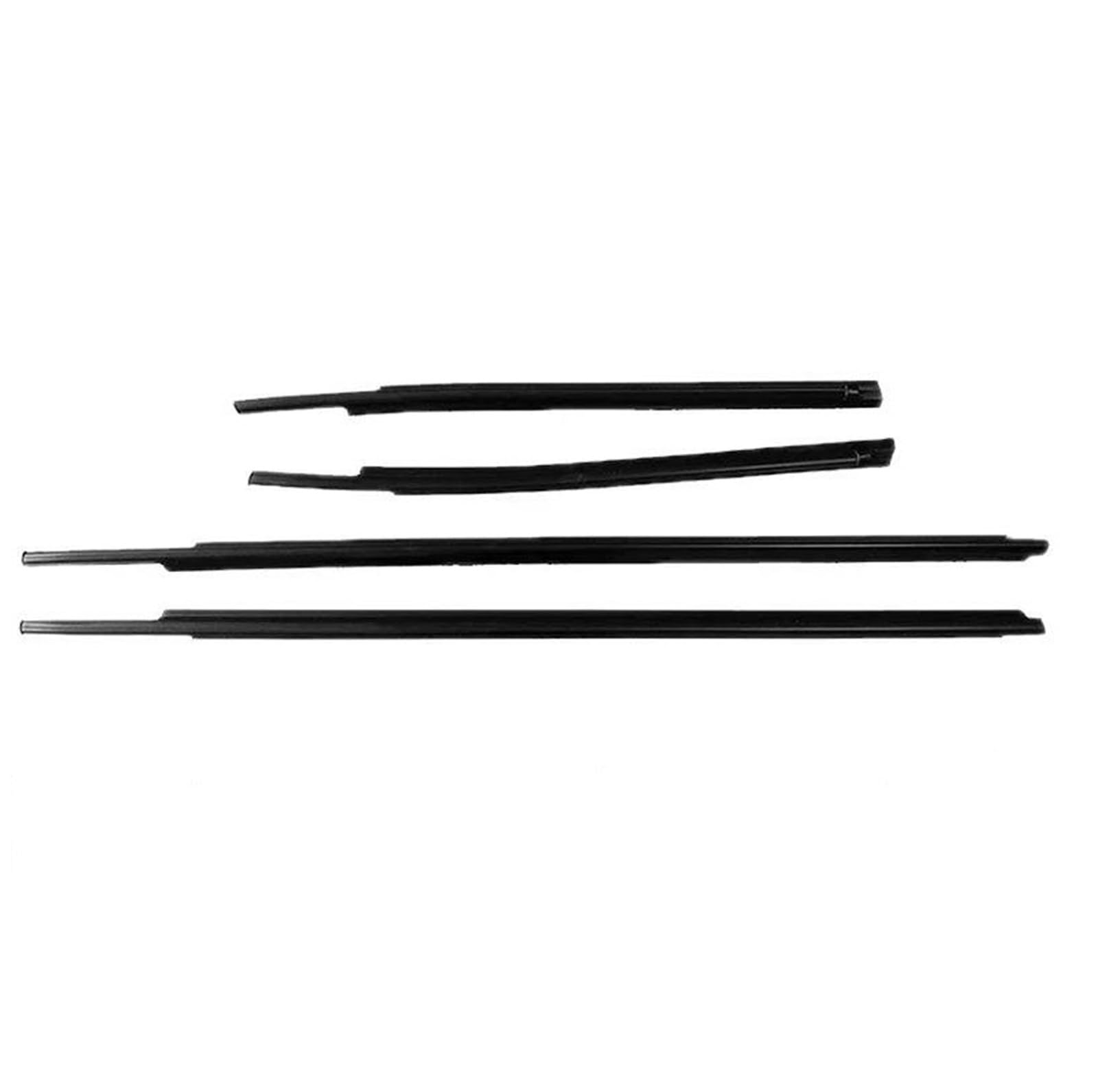 Qibbei One Color Car Outer Window Weatherstrip Glass Sealing Rubber Strips For Toyota For Tundra For Double Cab 2007-2020 2 Doors